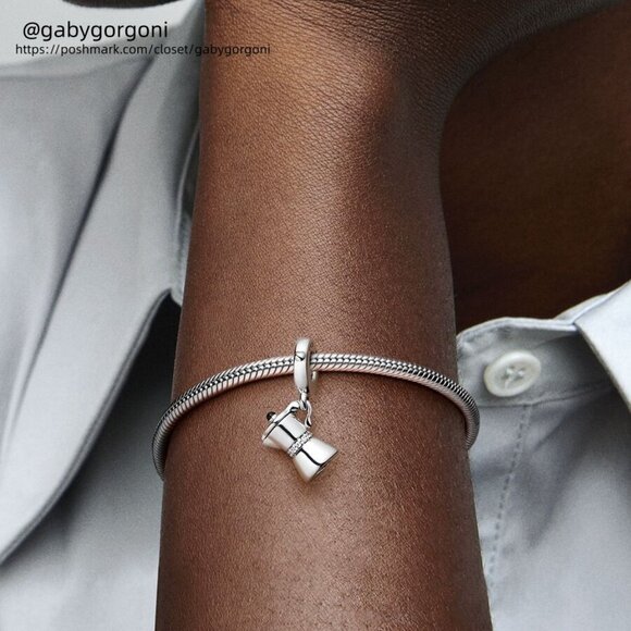 Pandora Moka Pot Dangle Charm|Pendant - Picture 2 of 2